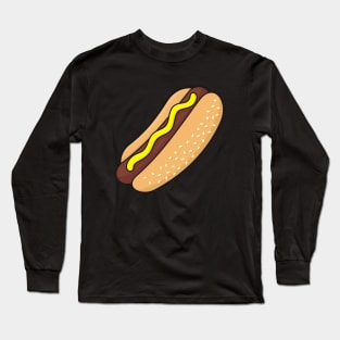 Hotdog Icon Long Sleeve T-Shirt